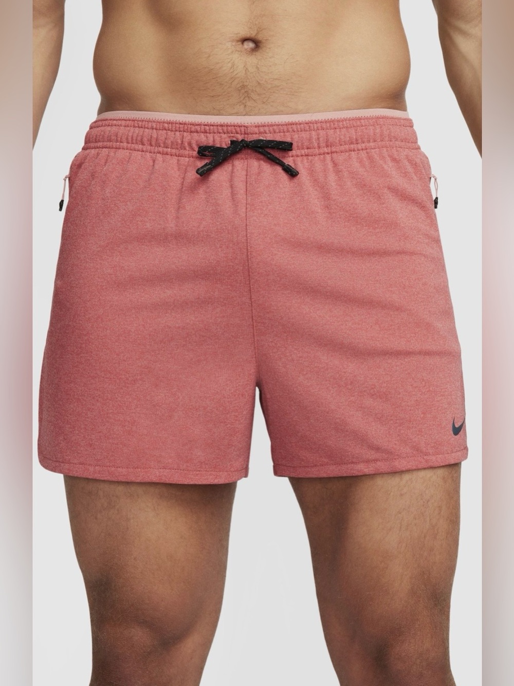 Nike Stride Running Division 4" Brief-lined Men’s Shorts Pink Size S